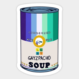 Gayzpacho Soup Sticker